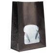 Colpac papieren sandwichboxen met venster recyclebaar zwart (250 stuks)