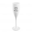 Koziol - Cheers No. 1 Save Water Drink Champagne Glass 100 ml