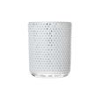 Cosy @ Home T-lichth  Dots Ant Wit Zilver D8x10cm