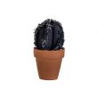 Cosy @ Home Cactus In Tc Pot Jeans Blauw 8xh16cm Tex