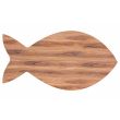 Plank Fish Wood Bruin 60x31,5xh1,5cm Hou T
