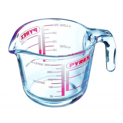 Pyrex Classic Prepware Maatbeker - Borosilicaatglas - 250 ml - Transparant