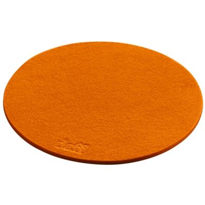 Daff Onderzetter - Vilt - Rond - 20 cm - Tangerine - Oranje