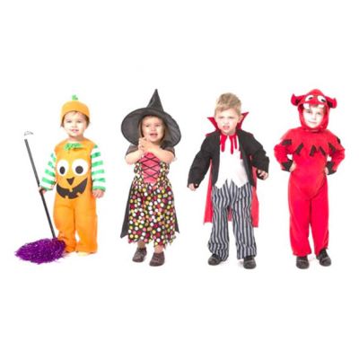 Goodmark Halloween Kostuum Kleuter 1-4 Jaar 4 Types