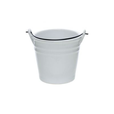 Cosy & Trendy Bucket White Mini Emmer D10.3xh9.7cm 40c