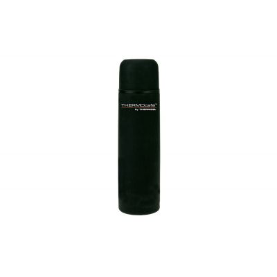 Thermos Everyday Ss Fles 1 L - Zwart Rubber