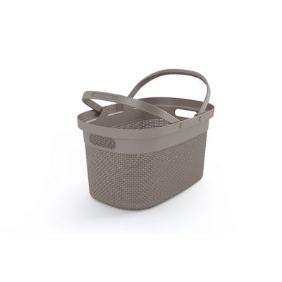 Kis Filo Shopping Basket Taupe 45,5x30xh24cm