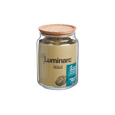 Luminarc Pure Jar Voorraadpot Houten Deksel 2l