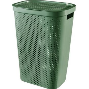 Curver Infinity Recycled Wasbox Dots 60l Groen