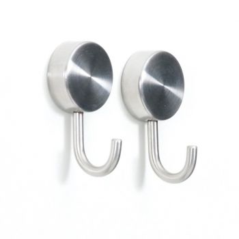 Magnetic Hook Porta - silver- set 2 pcs