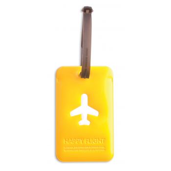 HF Luggage Tag Squared, Yellow