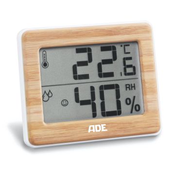 Ade Digitale Thermo- en Hygrometer WS1702 | 10x1,3x8,1cm