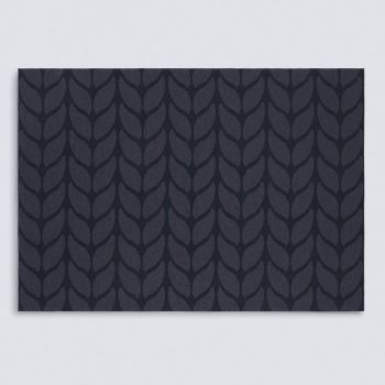 Day Drap non-slip placemat uit gerecycleerd katoen Soft Wool blauw 45x32cm