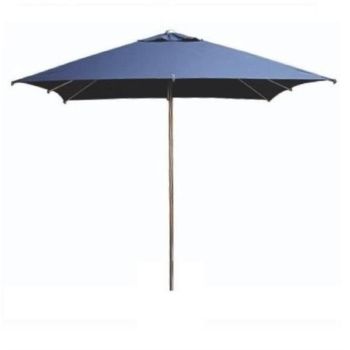 Eden Milan vierkante parasol 2,5 x 2,5m blauw