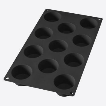 Lékué bakvorm uit silicone voor 11 muffins zwart Ø 5.3cm H 3cm