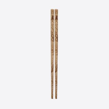 Nubento set van 2 eetstokjes uit bamboe Cat 19cm