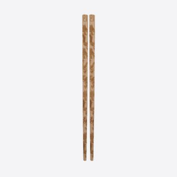 Nubento set van 2 eetstokjes uit bamboe Dragon 19cm