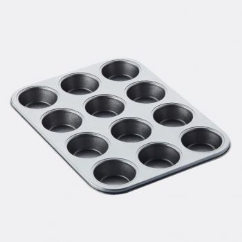 Point-Virgule bakvorm met anti-aanbaklaag voor 12 muffins 35x27x3cm