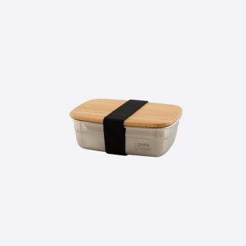 Point-Virgule lunchbox uit rvs met deksel uit bamboe 300ml