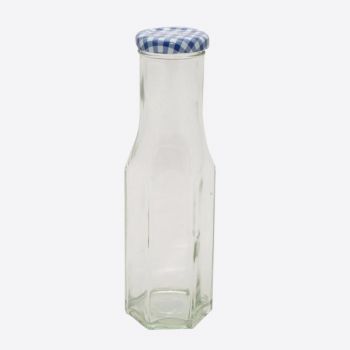 Kilner zeshoekige glazen fles met schroefdop 250ml