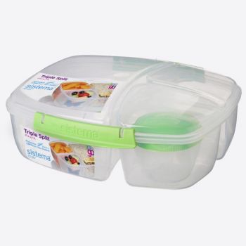 Sistema To Go lunchbox met 3 compartimenten & yoghurtpotje 2L