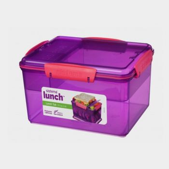 Sistema Trends Lunch lunchbox met 4 compartimenten Lunch Tub 2.3L