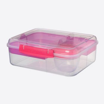 Sistema To Go Bento lunchbox 4 compart. & yoghurtpotje roze 1.65L