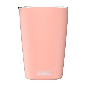 Sigg Neso Takeaway Drinkbeker - Dubbelwandig - Inox - Keramische Coating -  Pink 0,4l - 8,3xH14,8cm