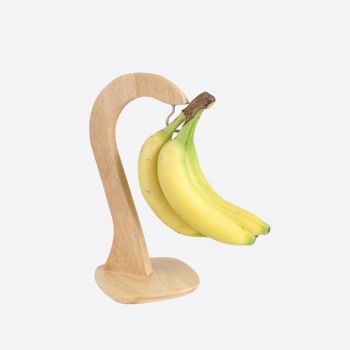 T&G Woodware bananenhouder uit hevea hout 14.5x14.5x30.2cm