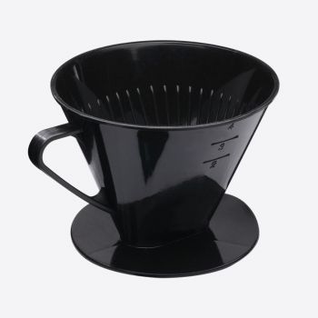 Westmark Four koffiefilter uit kunststof zwart 15.7x13.2x11cm
