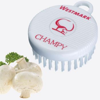 Westmark Champy champignonborstel uit kunststof wit 7.8x6x2.7cm