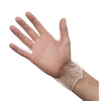 Hygiplas vinyl handschoenen transparant poedervrij M (100 stuks)