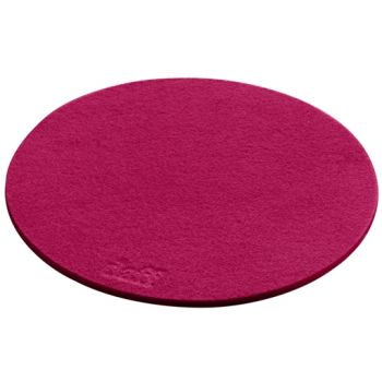 Daff Onderzetter - Vilt - Rond - 20 cm - Raspberry - Roze