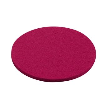 Daff Onderzetter - Vilt - Rond - 10 cm - Raspberry - Roze