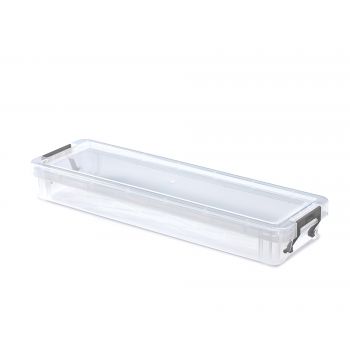 Whitefurze - Allstore Storage Box with Clamps Small 1,25 liter
