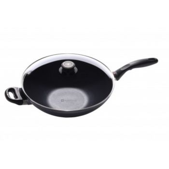 Swiss Diamond - Wok with Lid and Wire Rack 32cm Induction