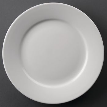 Athena Hotelware borden met brede rand 22.8cm
