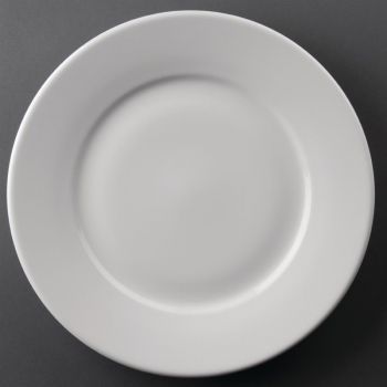 Athena Hotelware borden met brede rand 25.4cm
