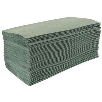 Jantex Z-gevouwen handdoeken 1-laags groen