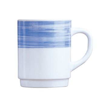 Arcoroc Brush Mug Blauw 25cl