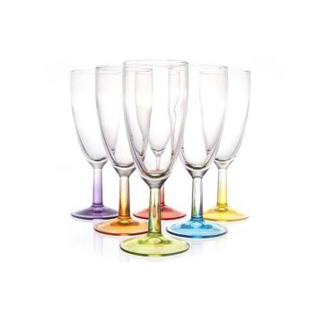 Luminarc Crazy Colors Champagneglas S6ass 14cl
