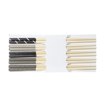 Cosy & Trendy Chopsticks Zwart 22.5cm Set 5 Paar