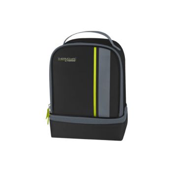 Thermos Neo Dual Compartm Lunchkit Zwart-lime