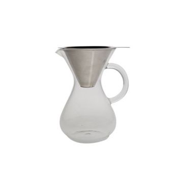 Cosy & Trendy Koffiekan Glas - Filter Rvs - Medium 500