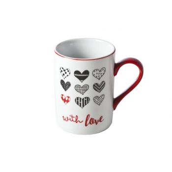 Cosy & Trendy With Love Beker D8xh10cm -30cl