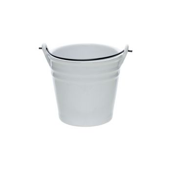 Cosy & Trendy Bucket White Mini Emmer D8.5xh8.5cm 25cl