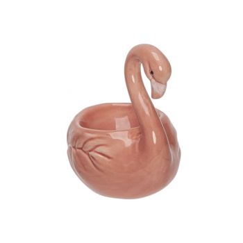 Cosy @ Home Flamingo Roze 12x7xh10cm Porselein