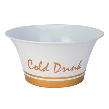 Cosy & Trendy Cold Drinks Partybowl Wit-band Goud D41x