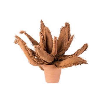 Cosy @ Home Cactus In Tc Pot Paprika 58xh50cm Textie