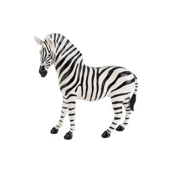 Cosy @ Home Zebra Zwart-wit 28x11xh30,5cm Aardewerk